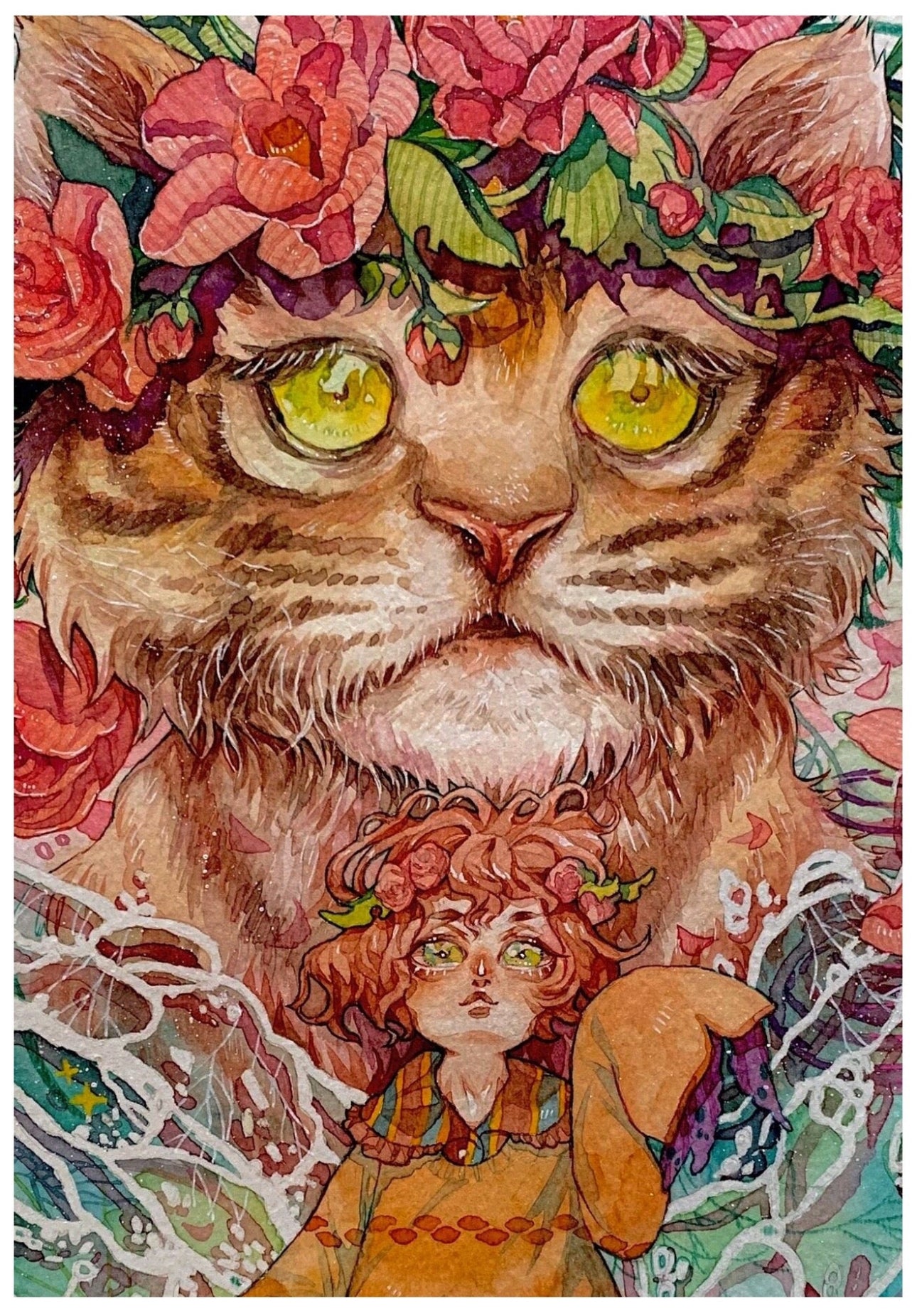 Male tabby cat oc (Post Card)