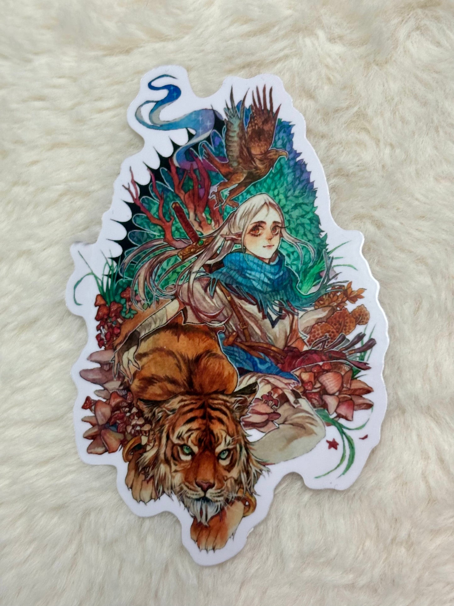 Tiger and Elf-My male oc