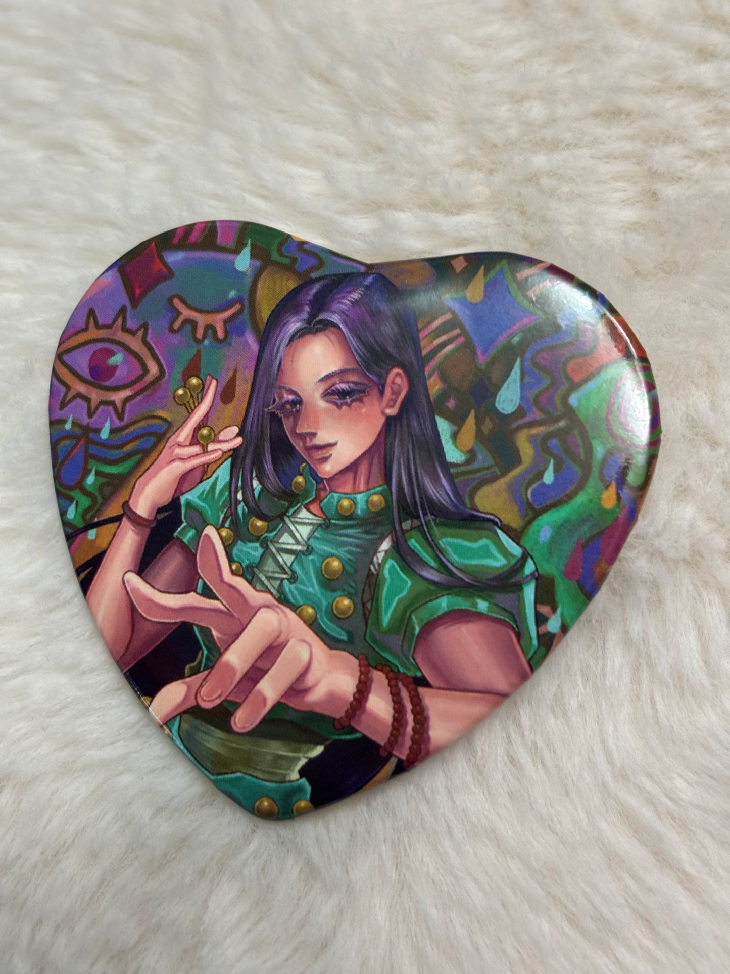 Assassin And Needle Pins Button