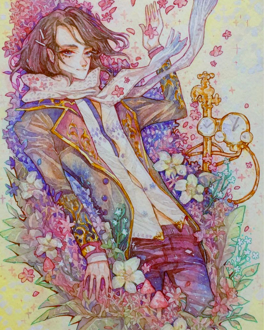 My male oc (Post Card)