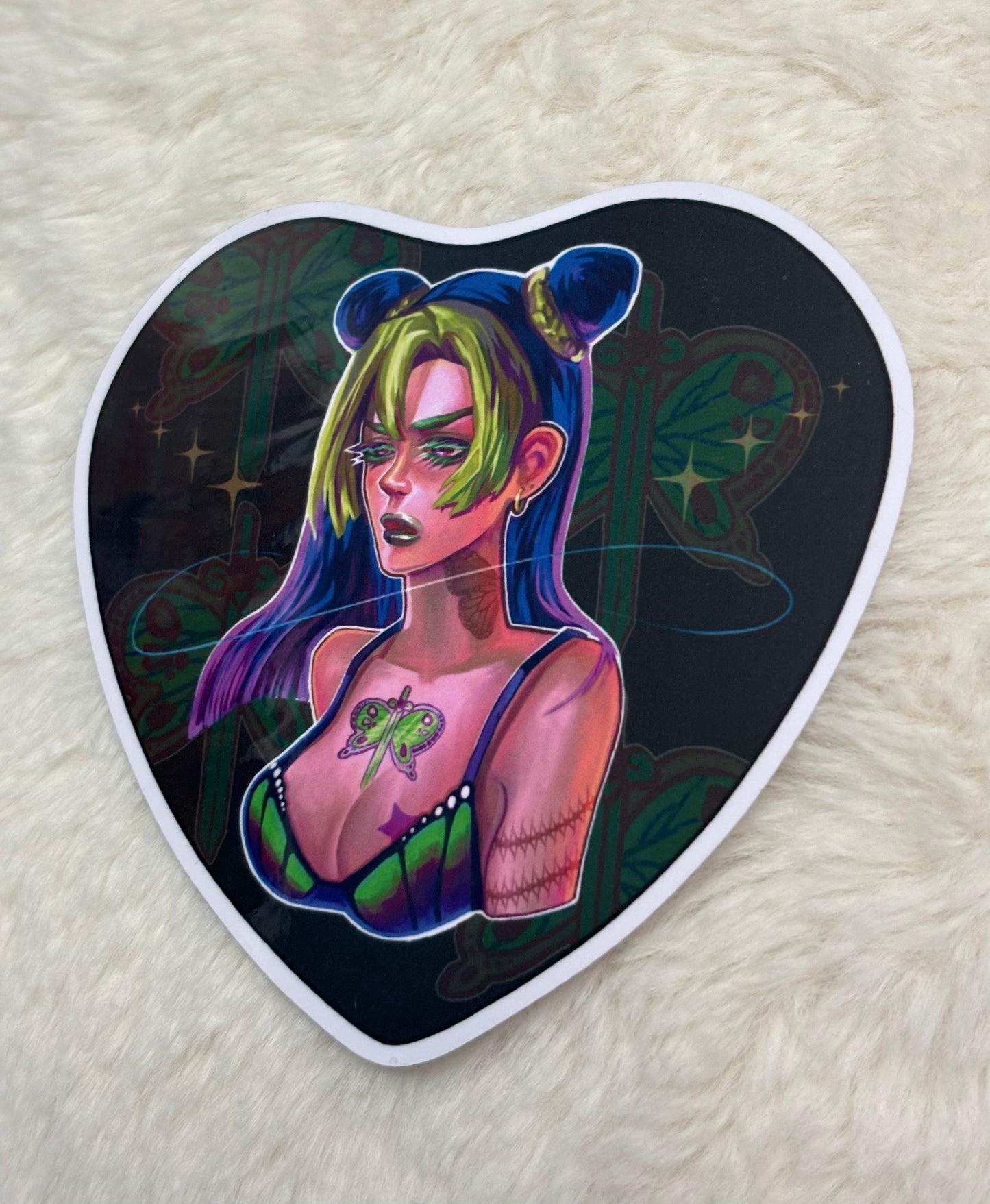 (4 inches)Original Sticker - The heart